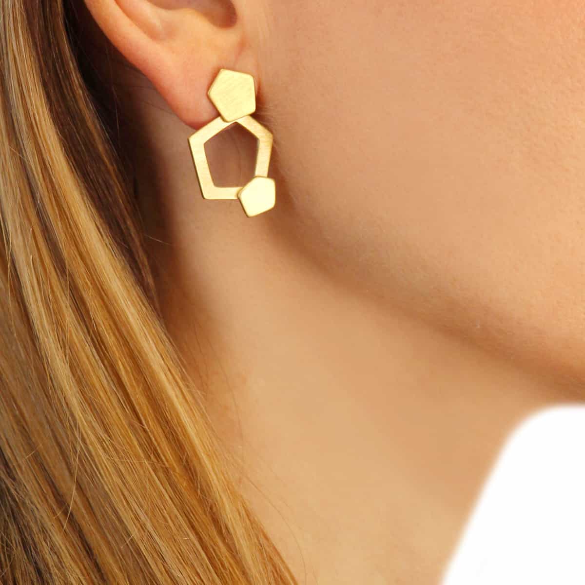 Pendientes Bergen Dorado Anartxy