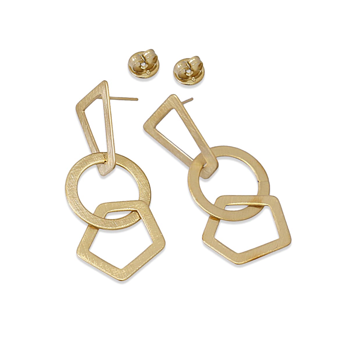 Pendientes Kalmar Dorado Anartxy