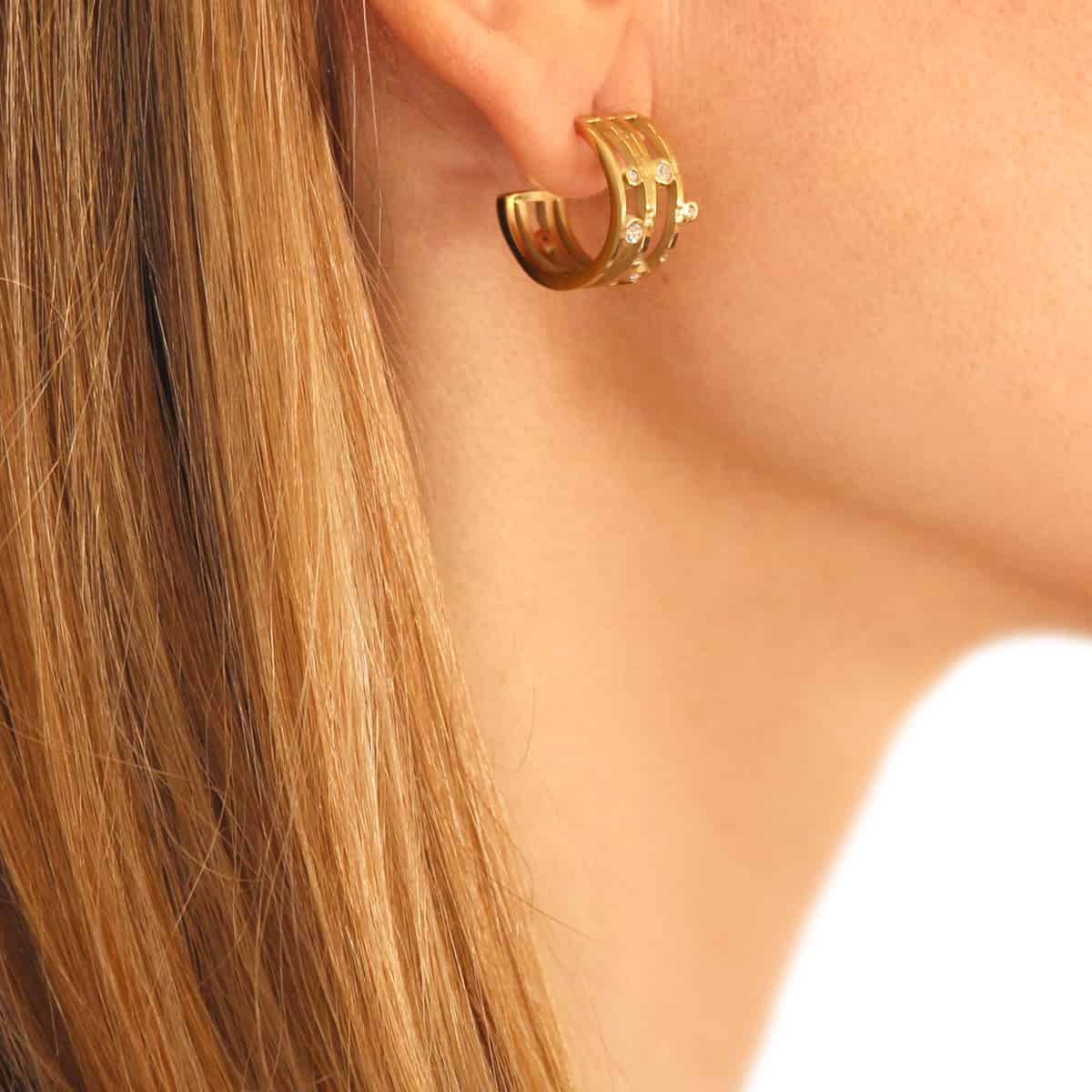 Aros Crono Dorado Anartxy