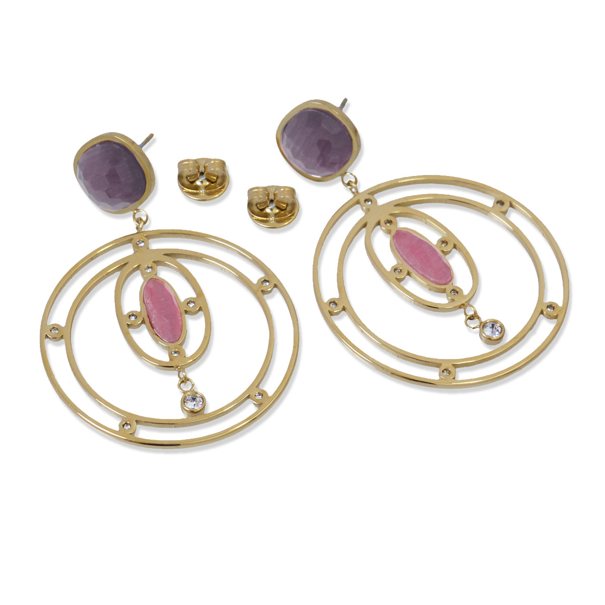 Pendientes Gazania Rosa Anartxy