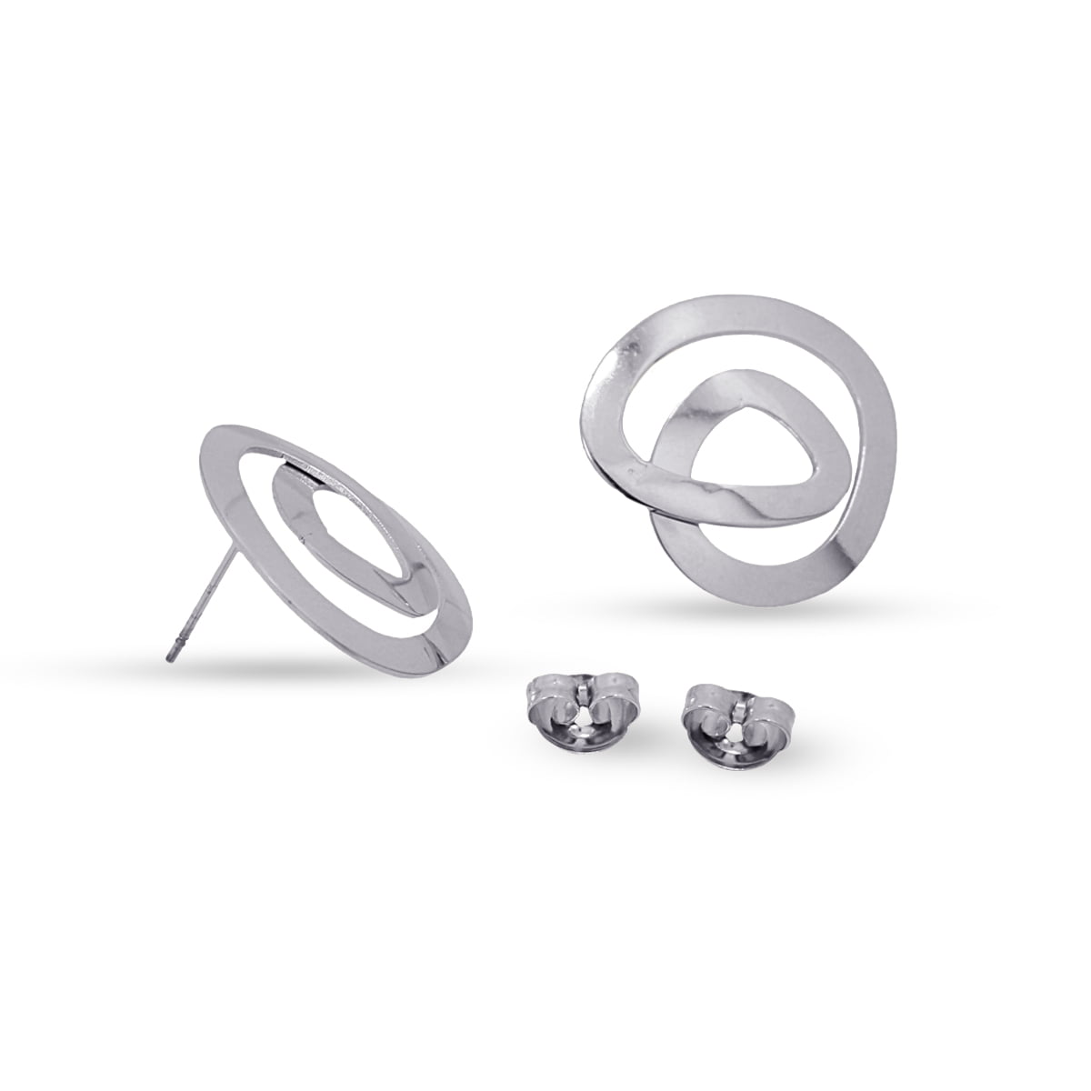 Pendientes Ponce Plateado Anartxy