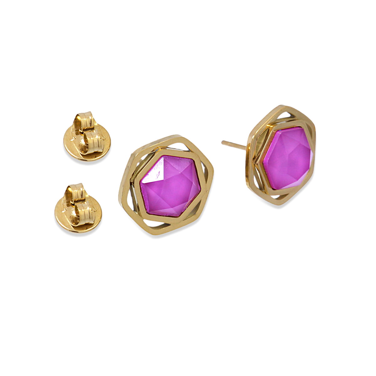 Pendientes Espirea Rosa Anartxy