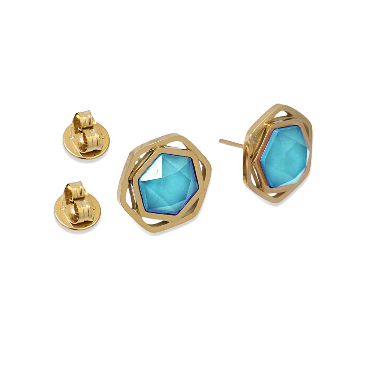 Pendientes Espirea Azul Anartxy