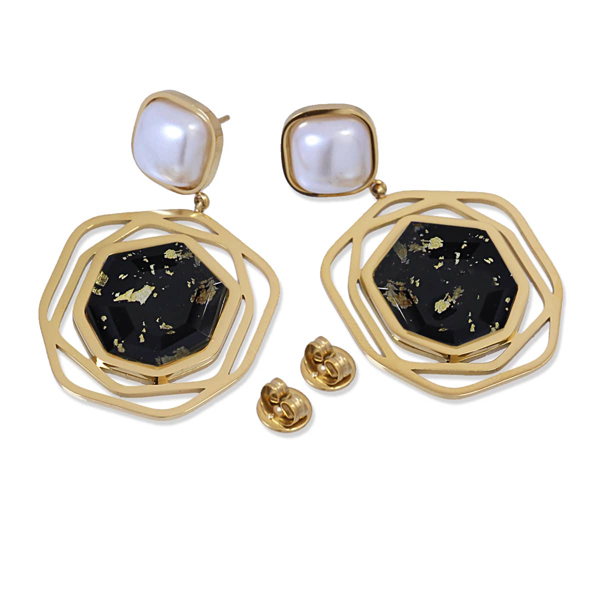 Pendientes Áster Negro Anartxy