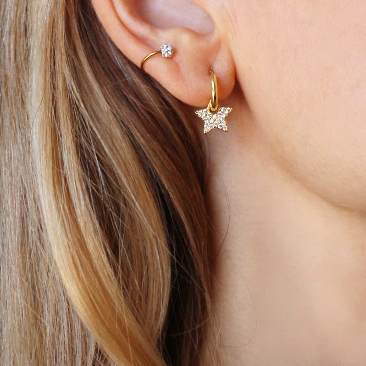 Ear cuff Basima Dorado Anartxy