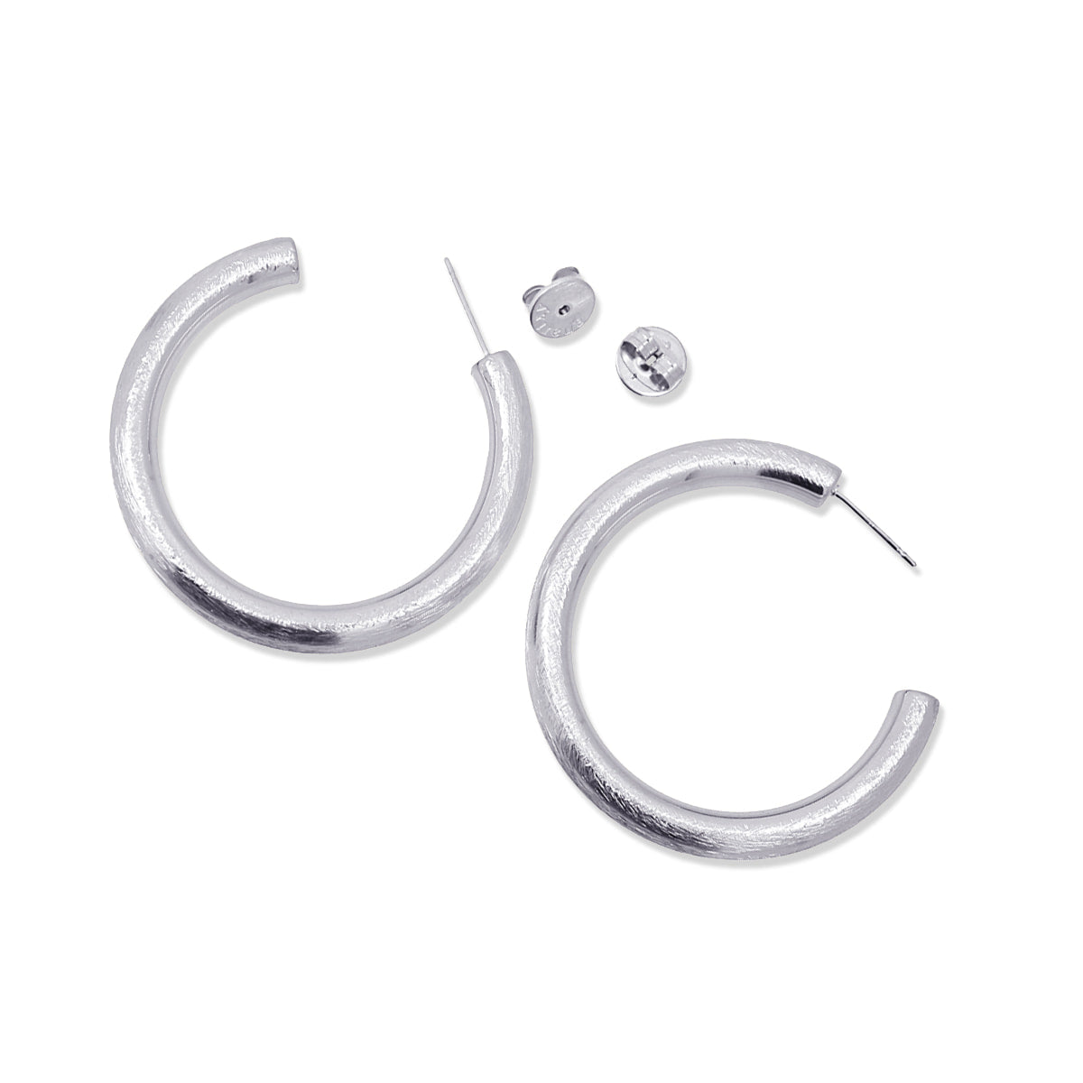 Aros Matt Soleil Plateado Anartxy