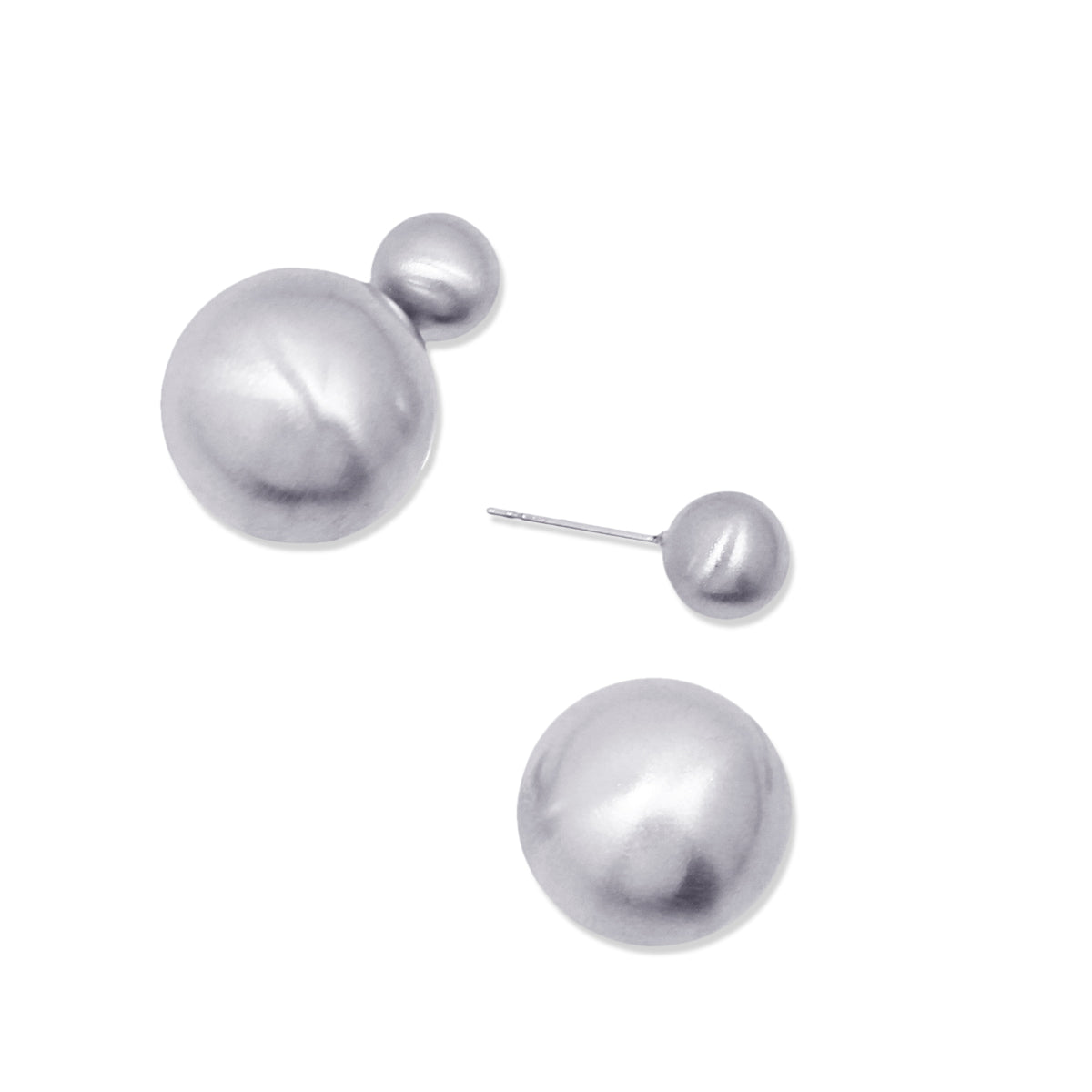 Pendientes Matt Sunstone Plateado Anartxy