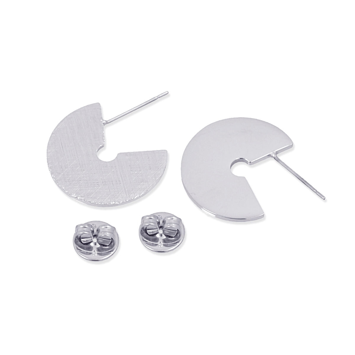 Aros Matt Oriel Plateado Anartxy