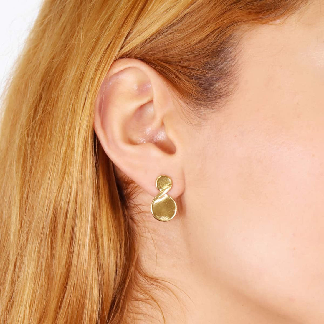 Pendientes Matt Sylune Dorado Anartxy