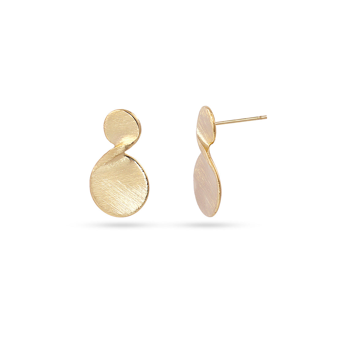 Pendientes Matt Sylune Dorado Anartxy
