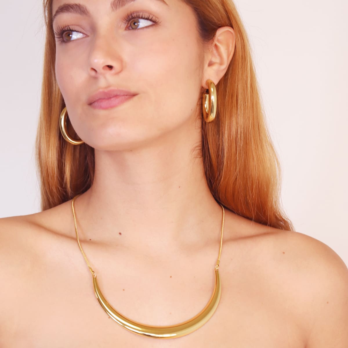 Pendientes Summer Essentials Hoop On Dorado Anartxy