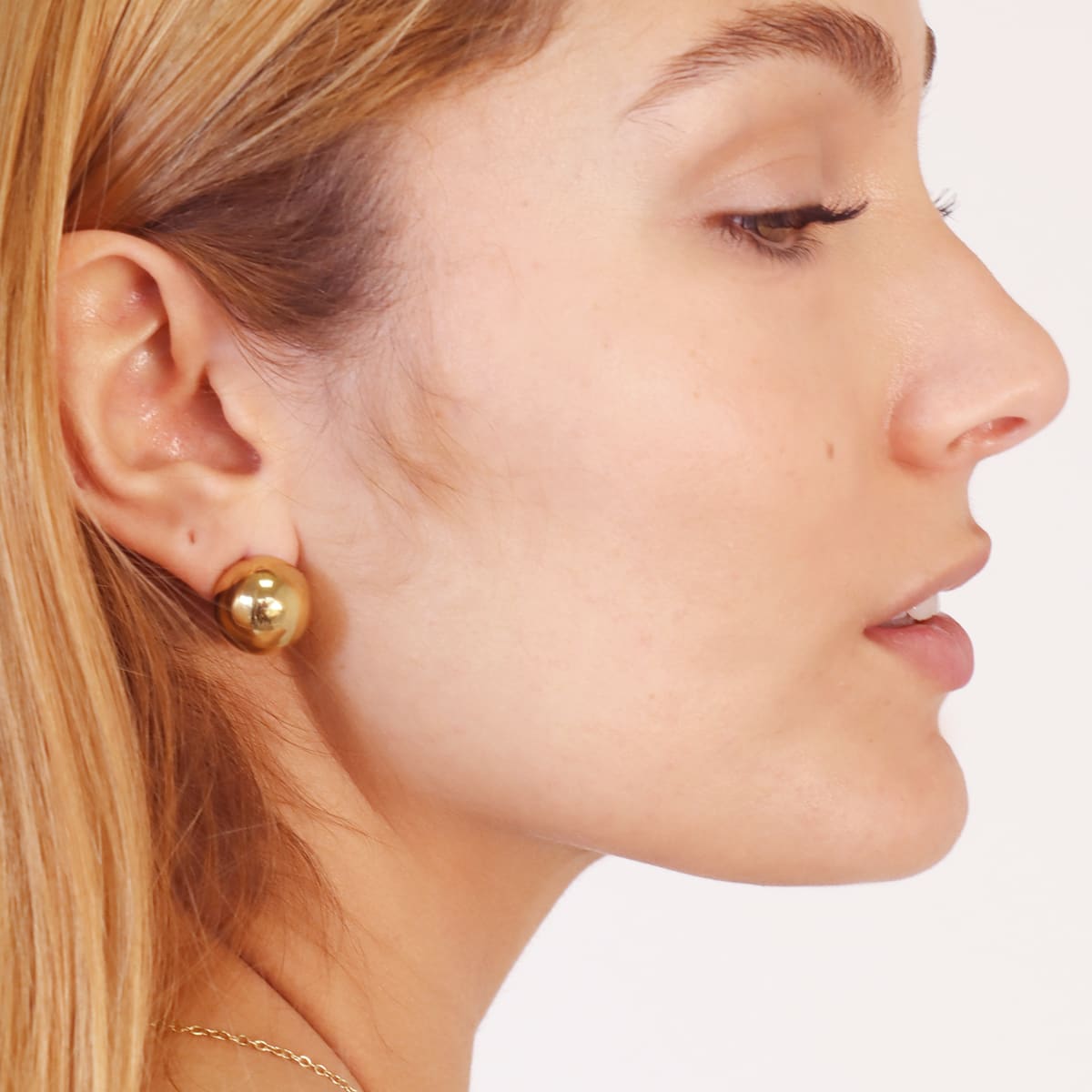 Pendientes Summer Essentials Dome Dorado Anartxy