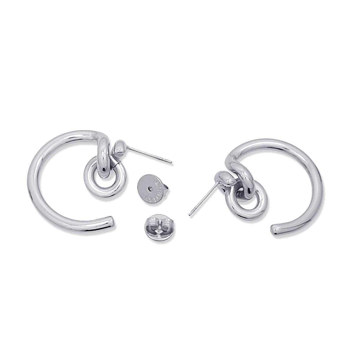 Pendientes Waves Knot Plateado Anartxy
