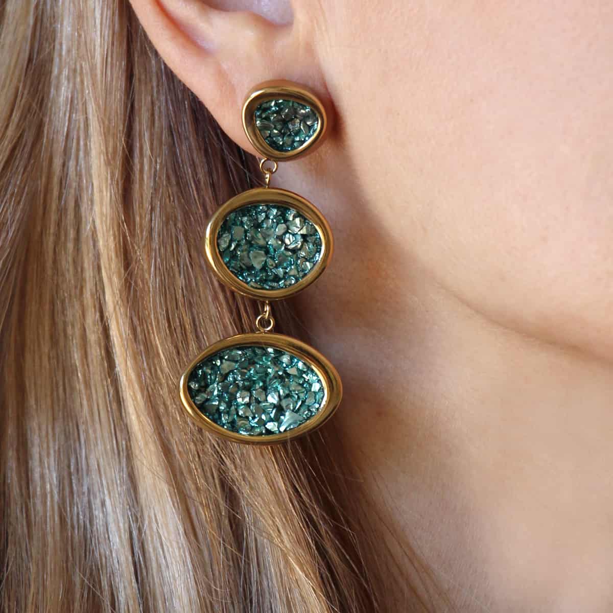 Pendientes Nagoya Verde Anartxy