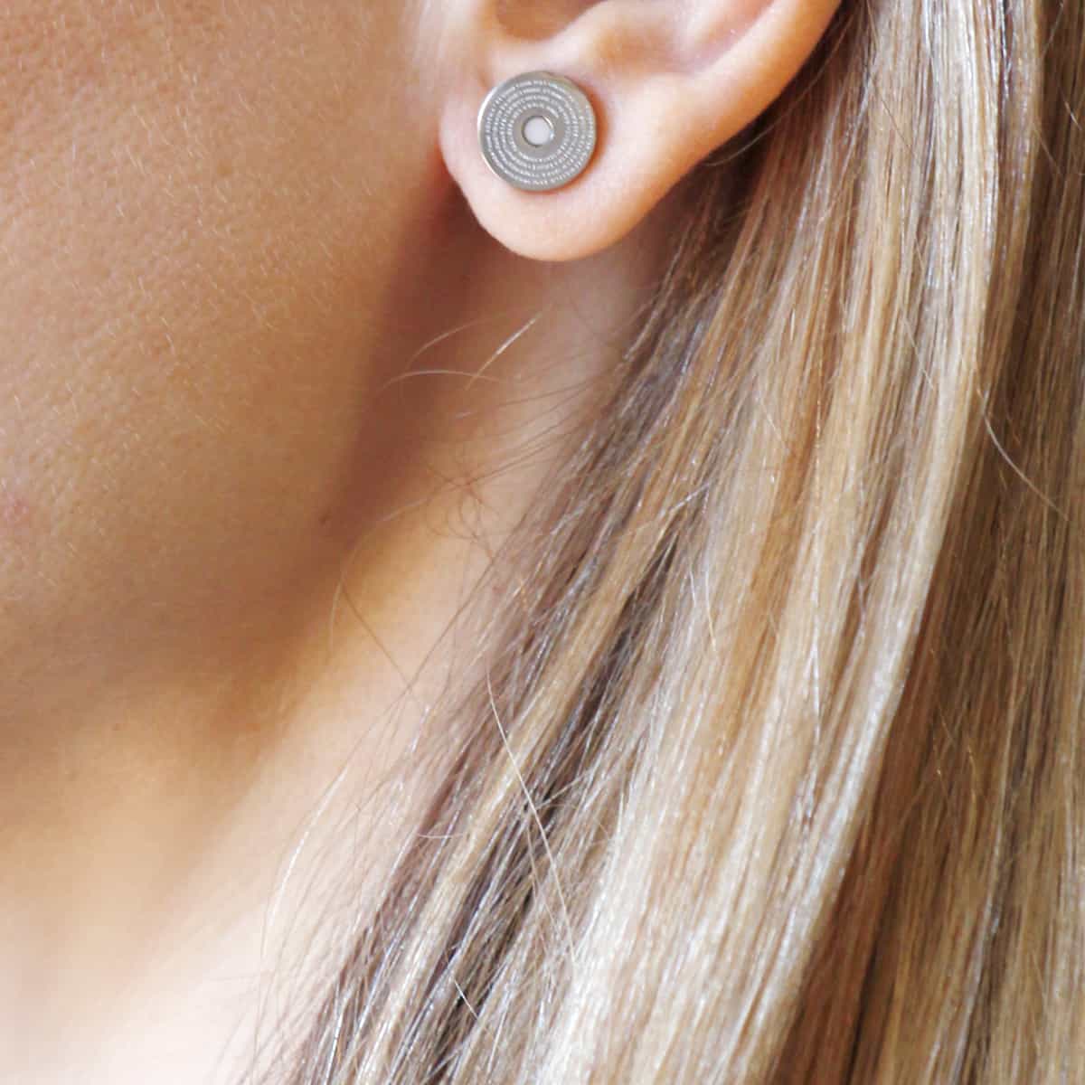Pendientes Corinto Plateado Anartxy
