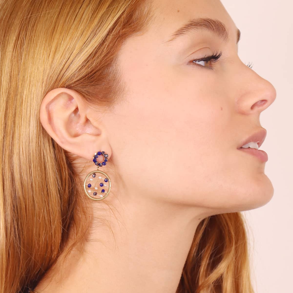 Pendientes Levity Aerial Azul Anartxy