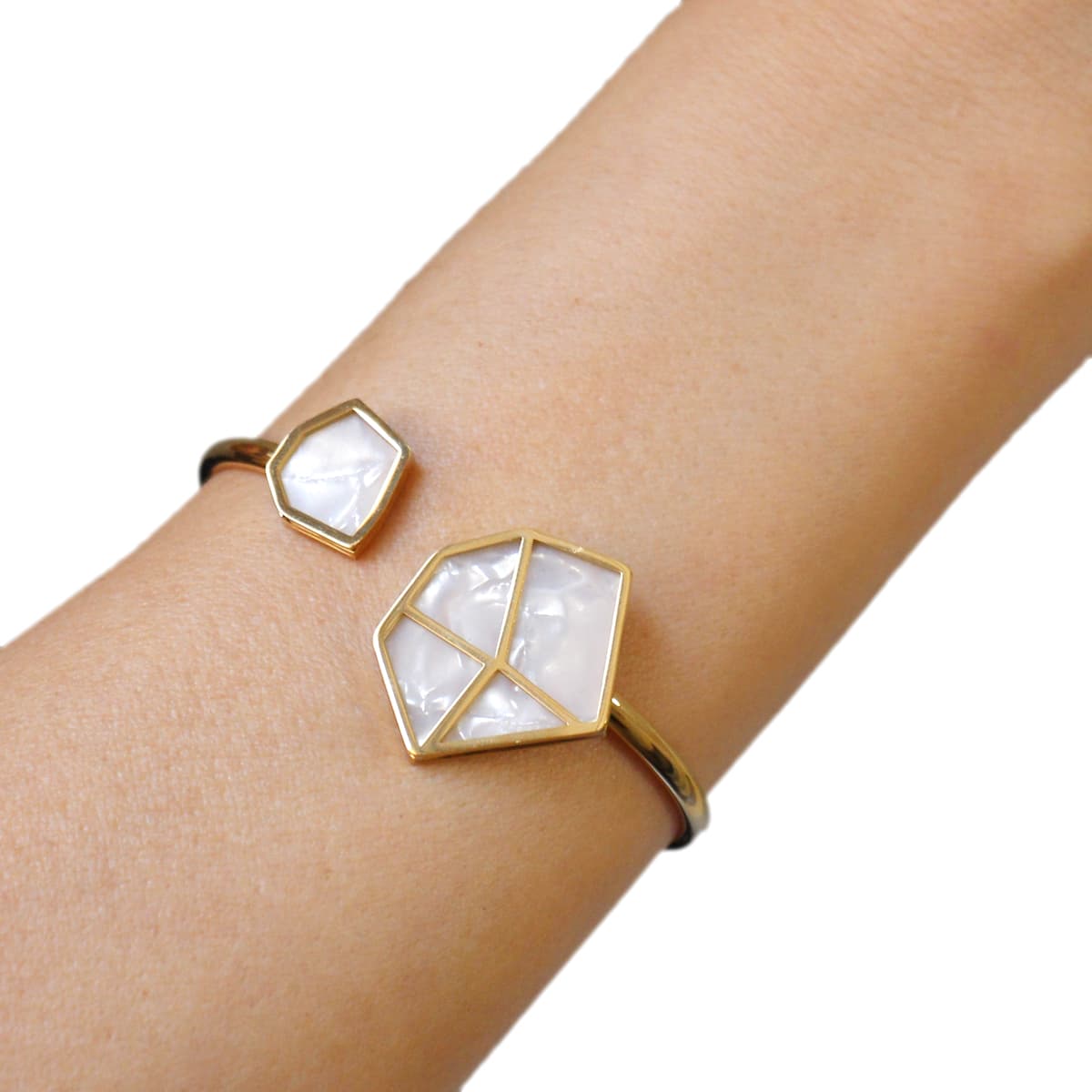 Pulsera Almacera Blanco Anartxy