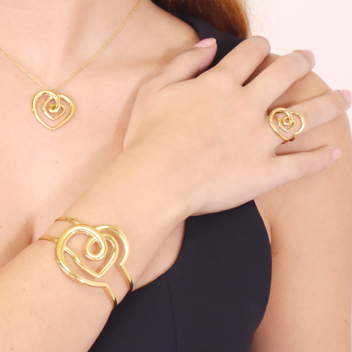 Brazalete Liquid Passion Dorado Anartxy