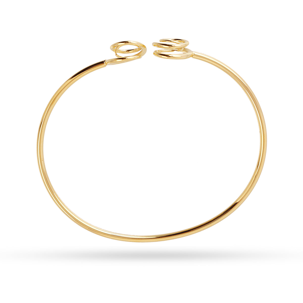 Brazalete flexible Liquid Whirl Dorado Anartxy