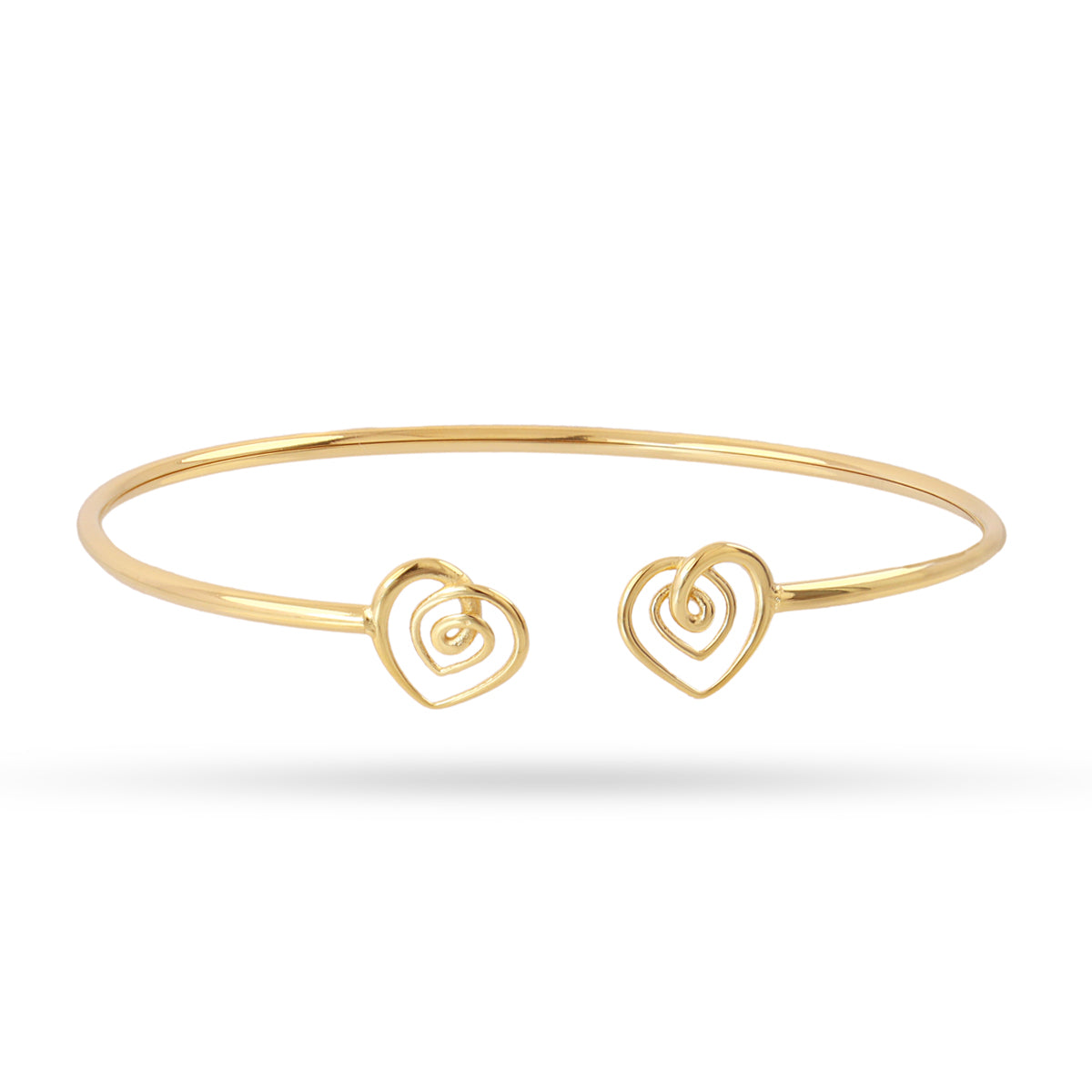 Brazalete flexible Liquid Passion Dorado Anartxy