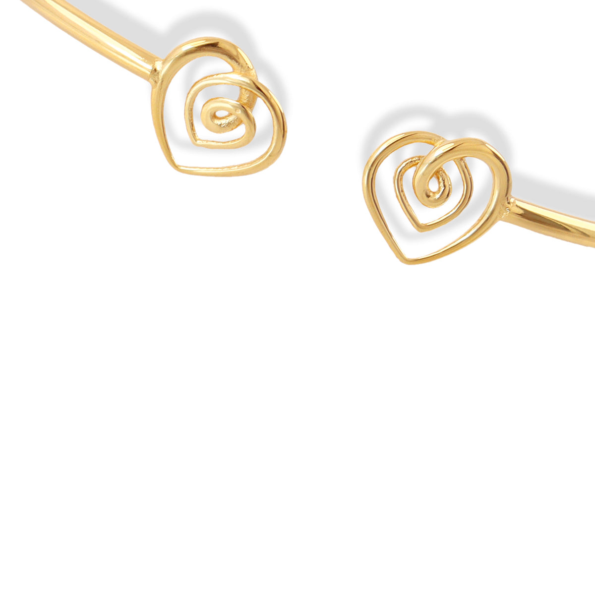 Brazalete flexible Liquid Passion Dorado Anartxy