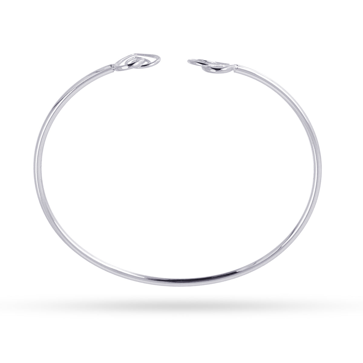 Brazalete flexible Liquid Passion Plateado Anartxy