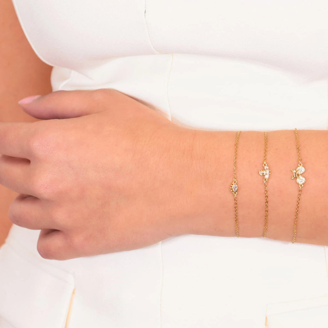 Pulsera Charming Eye Dorado Anartxy