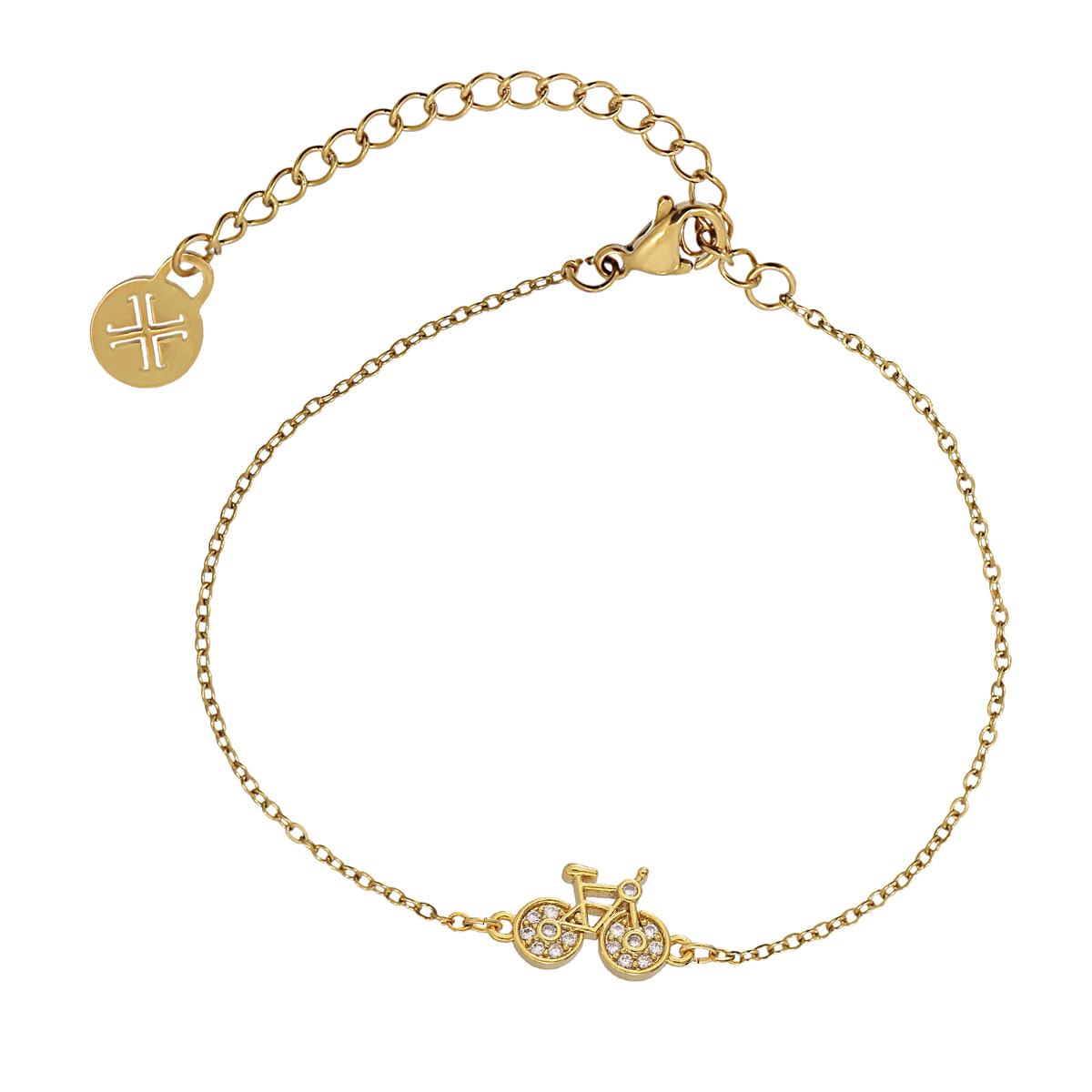 Pulsera Charming Biking Dorado Anartxy