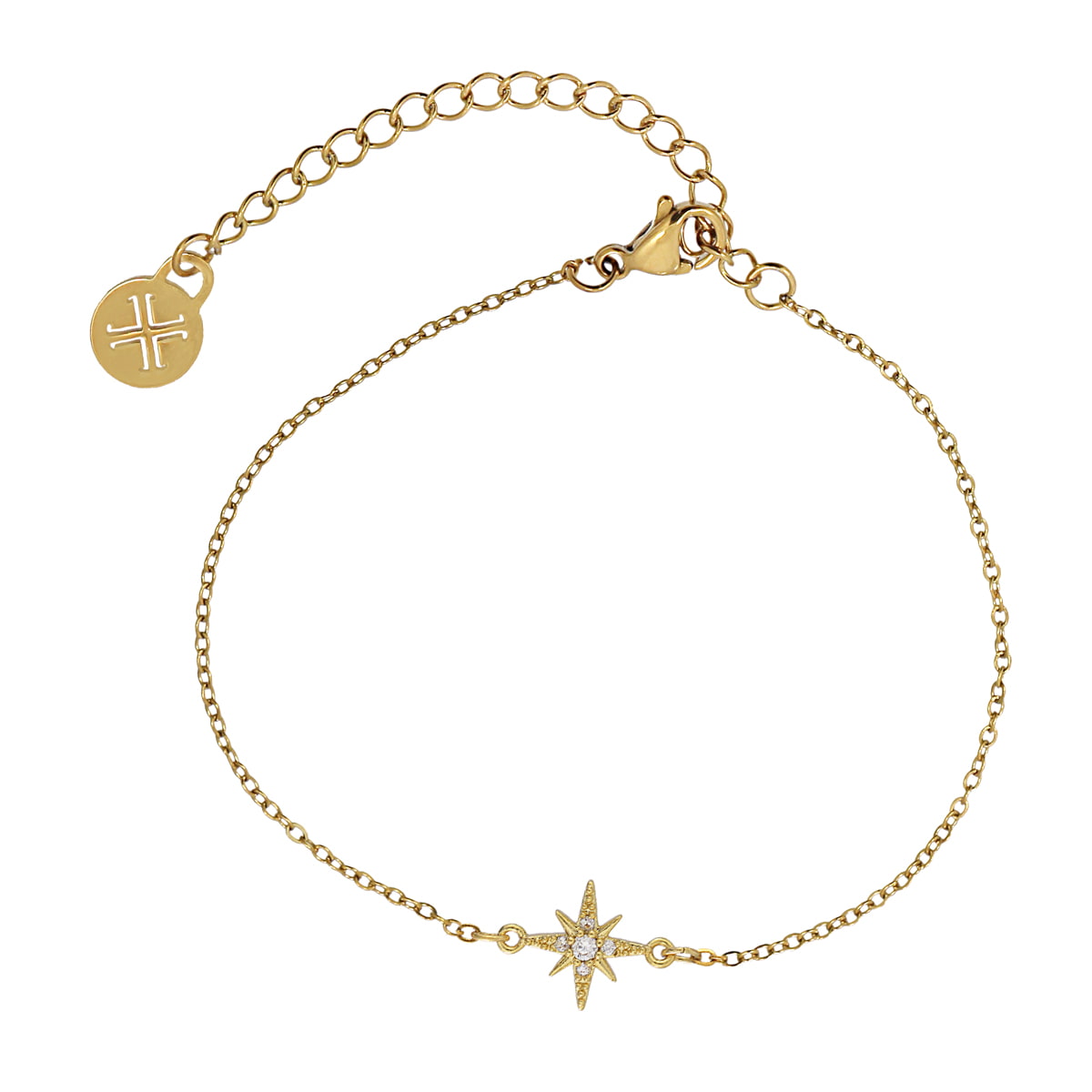 Pulsera Charming Sparkle Dorado Anartxy