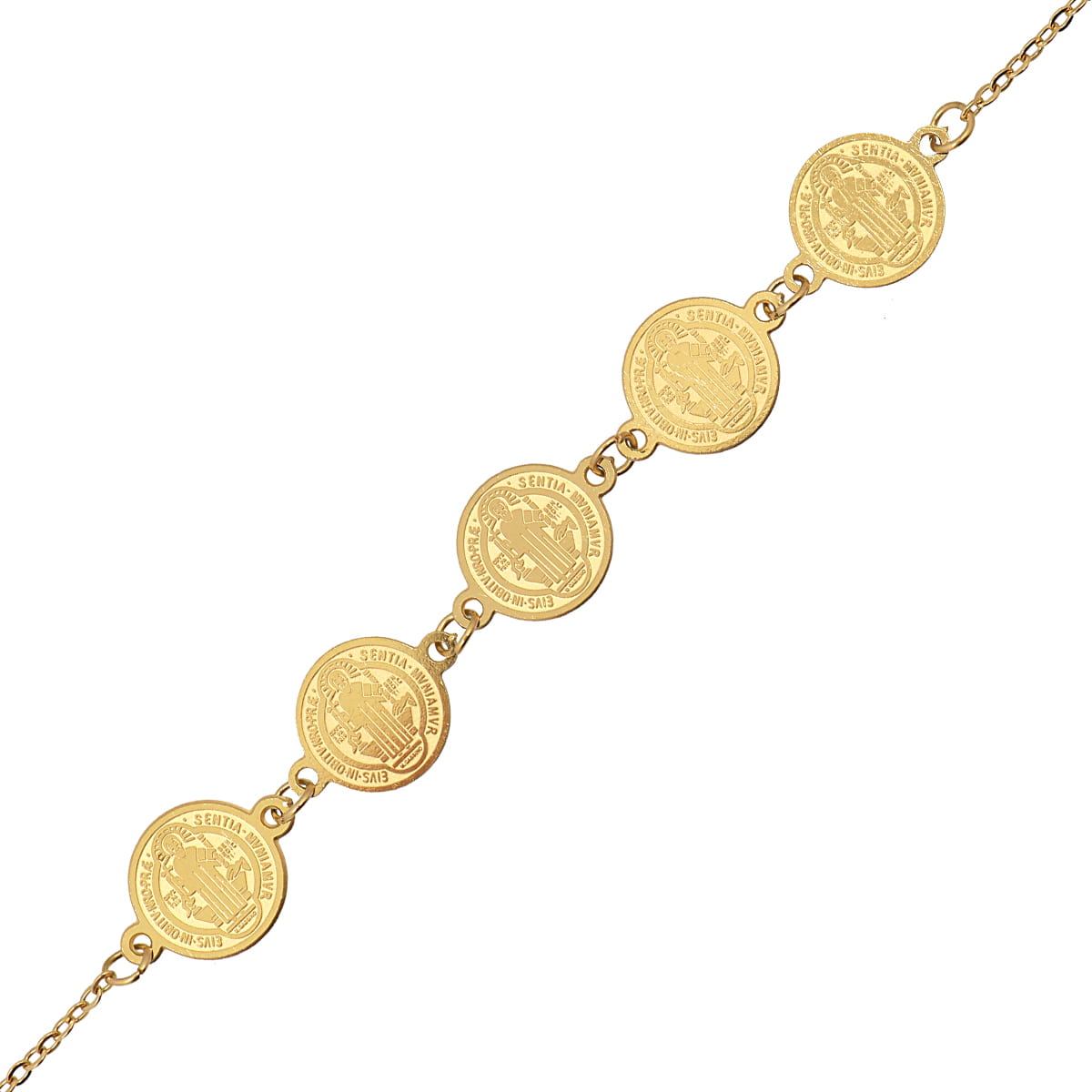 Pulsera San Benito Dorado Anartxy