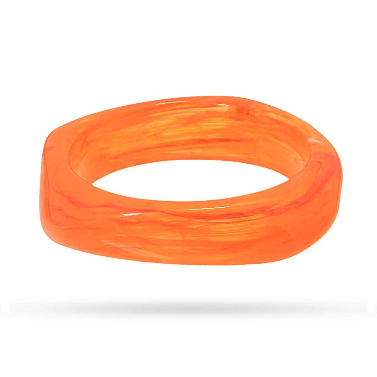 Pulsera Resin Peach Naranja Anartxy