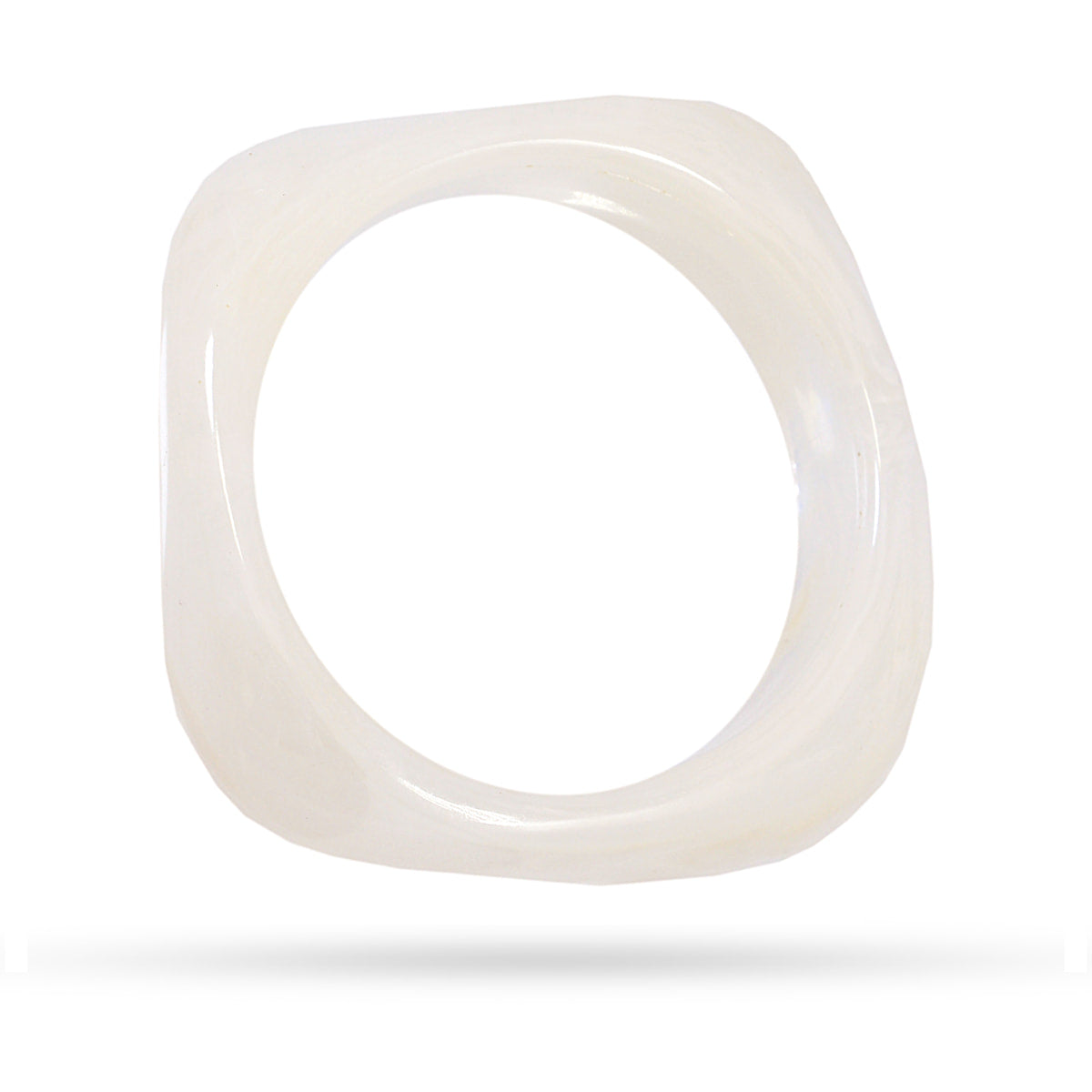 Pulsera Resin Peach Blanco Anartxy