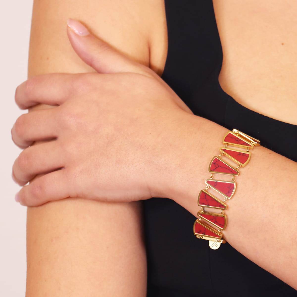 Pulsera Breeze Airglow Rojo Anartxy