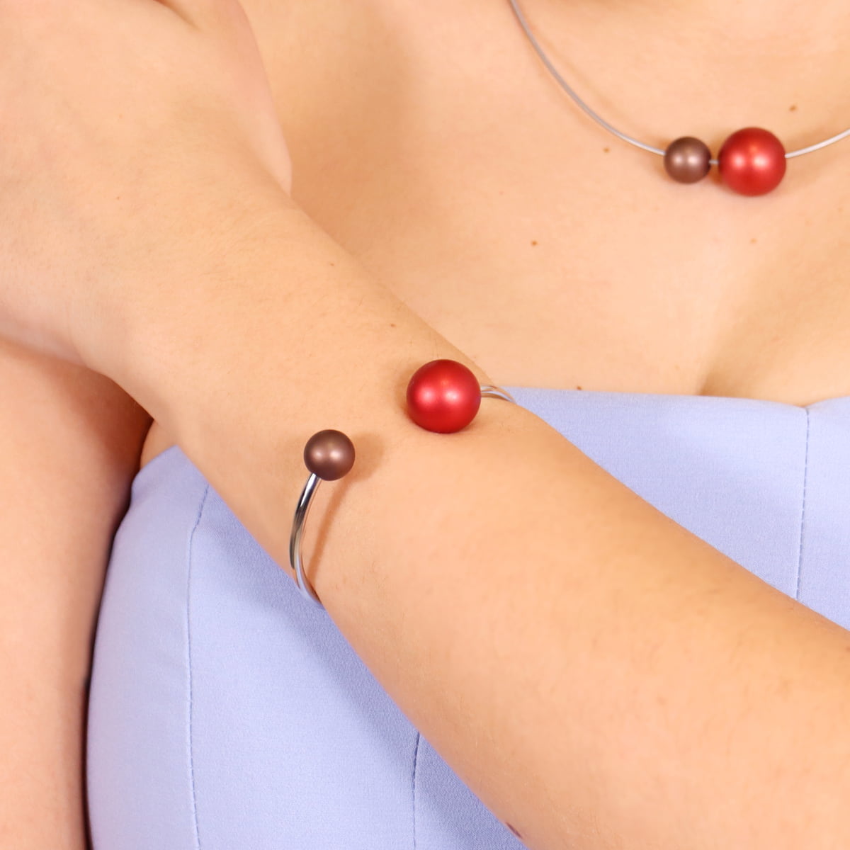 Pulsera Frost Aura Rojo Anartxy