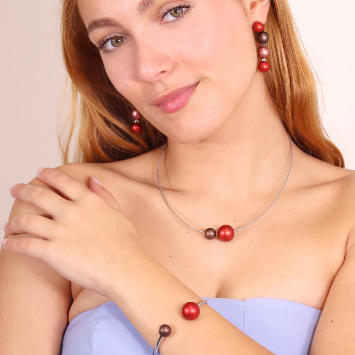 Pulsera Frost Aura Rojo Anartxy