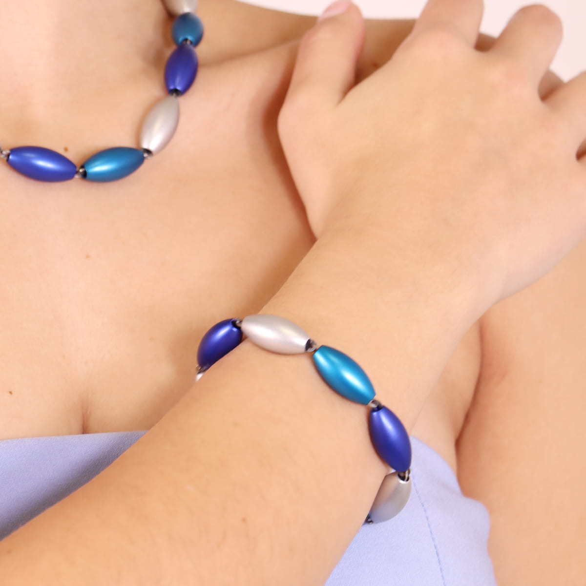 Pulsera Frost Lively Azul Anartxy