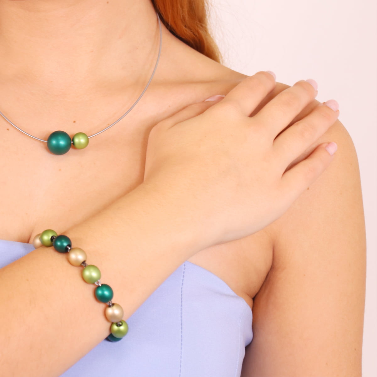 Pulsera Frost Radiance Verde Anartxy
