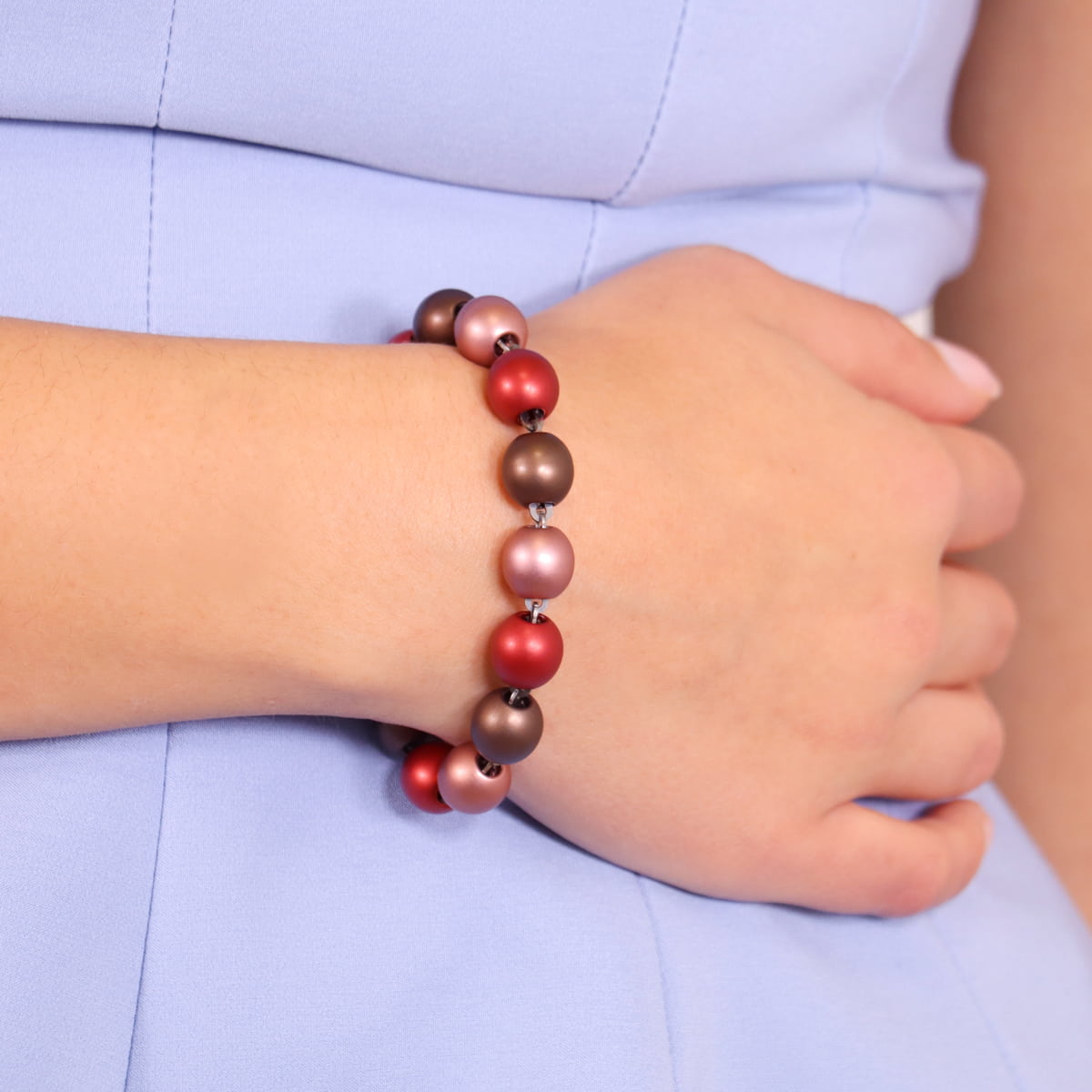 Pulsera Frost Radiance Rojo Anartxy