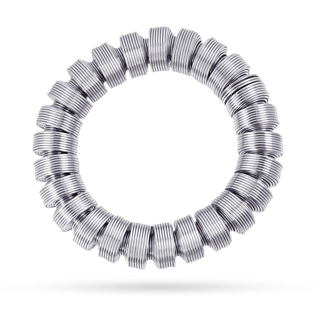 Pulsera Tubogas Dazzle Plateado Anartxy