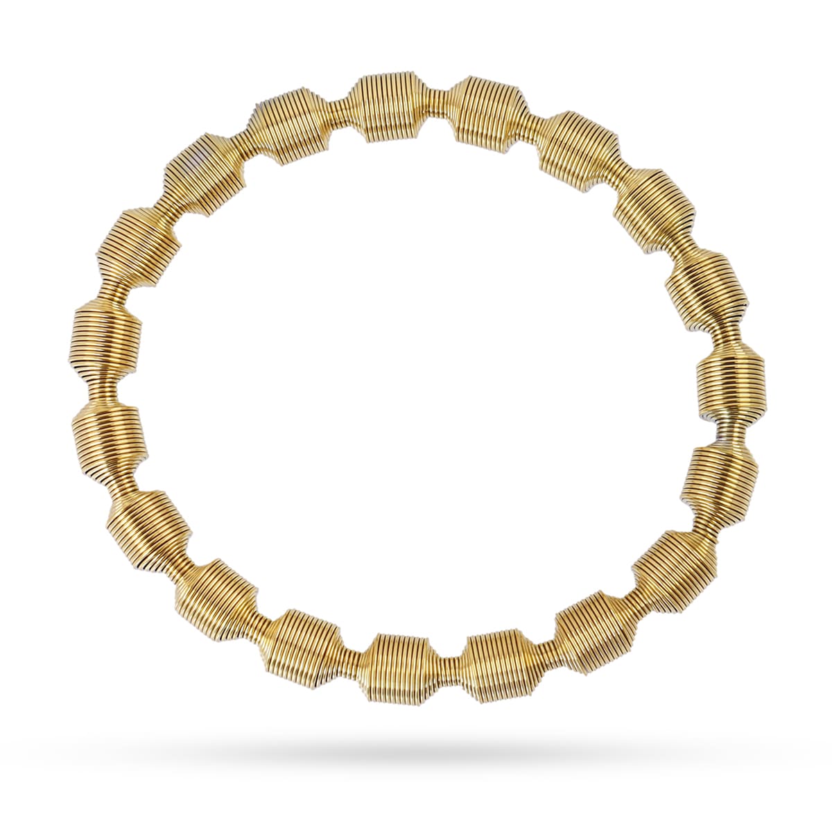 Pulsera Tubogas Sculpt Dorado Anartxy