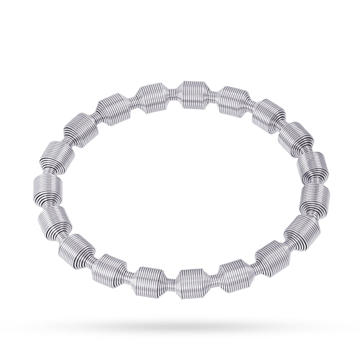 Pulsera Tubogas Sculpt Plateado Anartxy