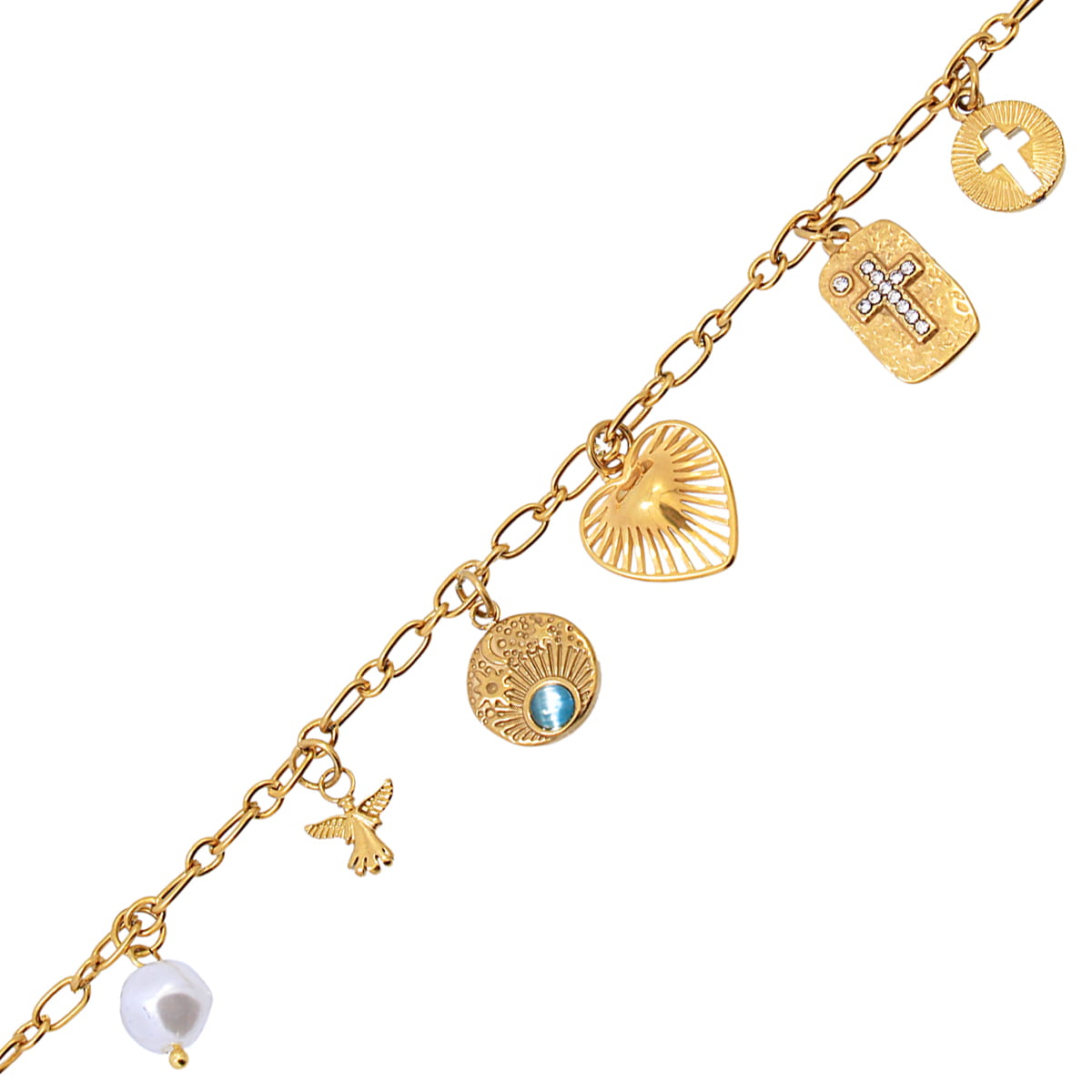 Pulsera Luminaria Dorado Anartxy