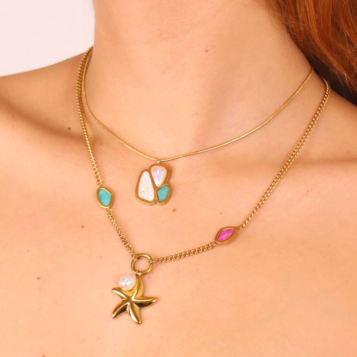 Collar Aqua Star