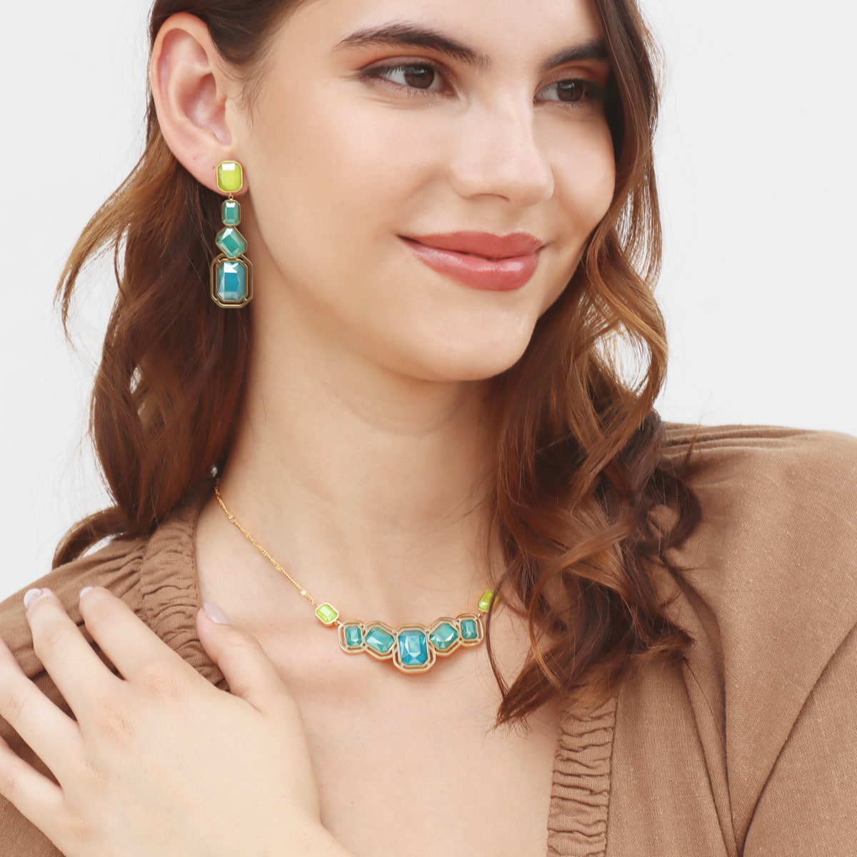 Collar Pixels Solesse Azul Anartxy