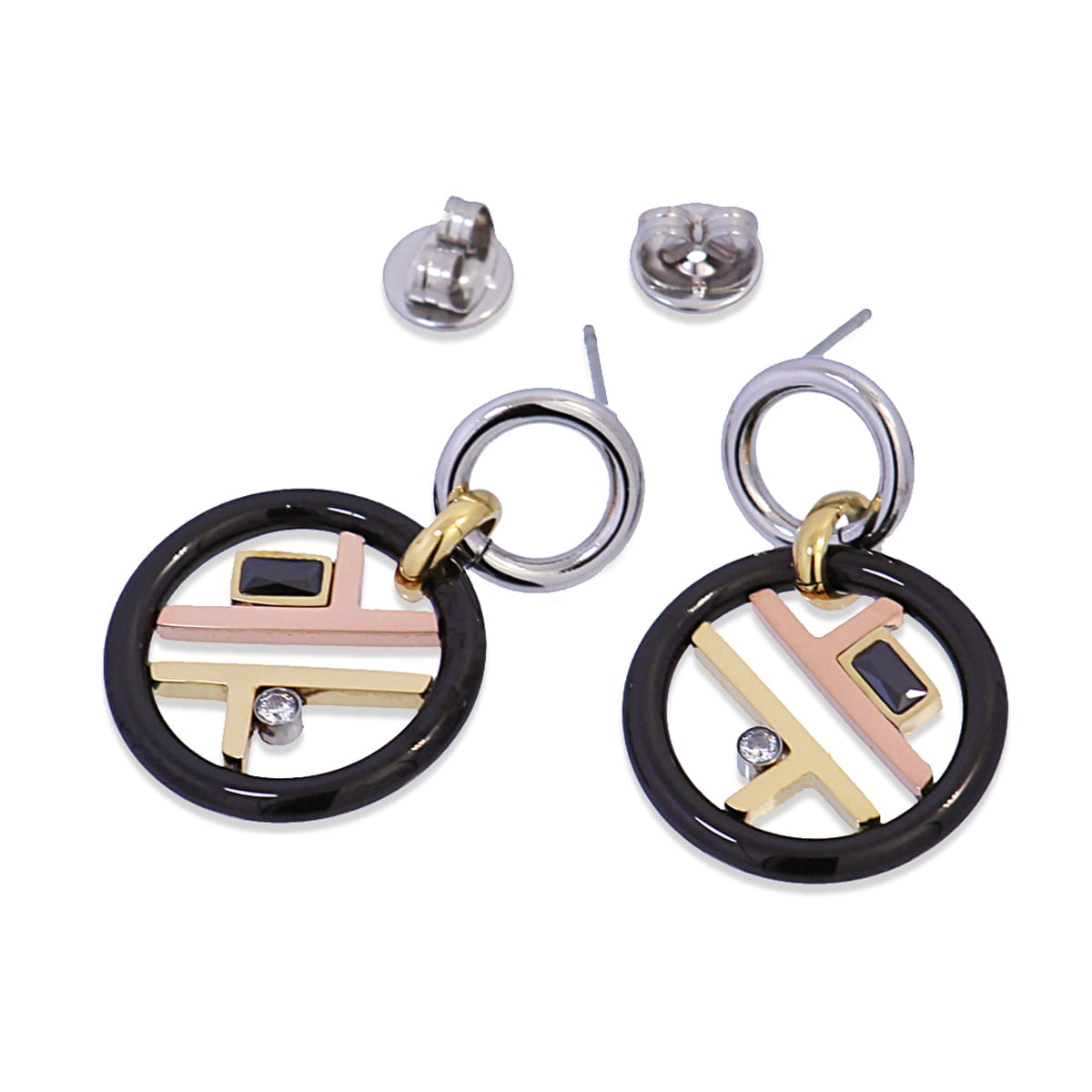 Pendientes Huayna Combinado metalizado Anartxy