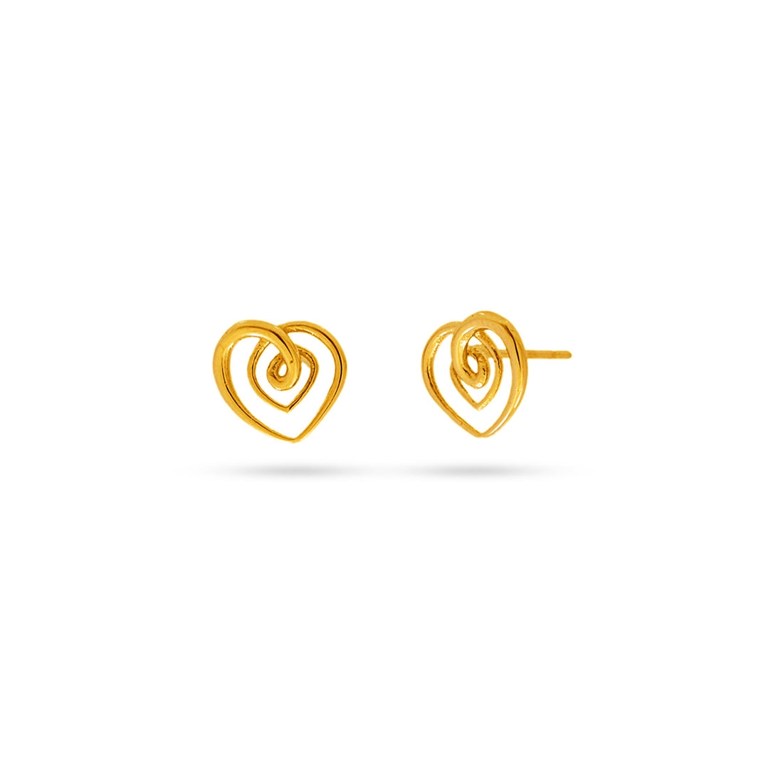 Pendientes Liquid Passion Kiss Dorado Anartxy