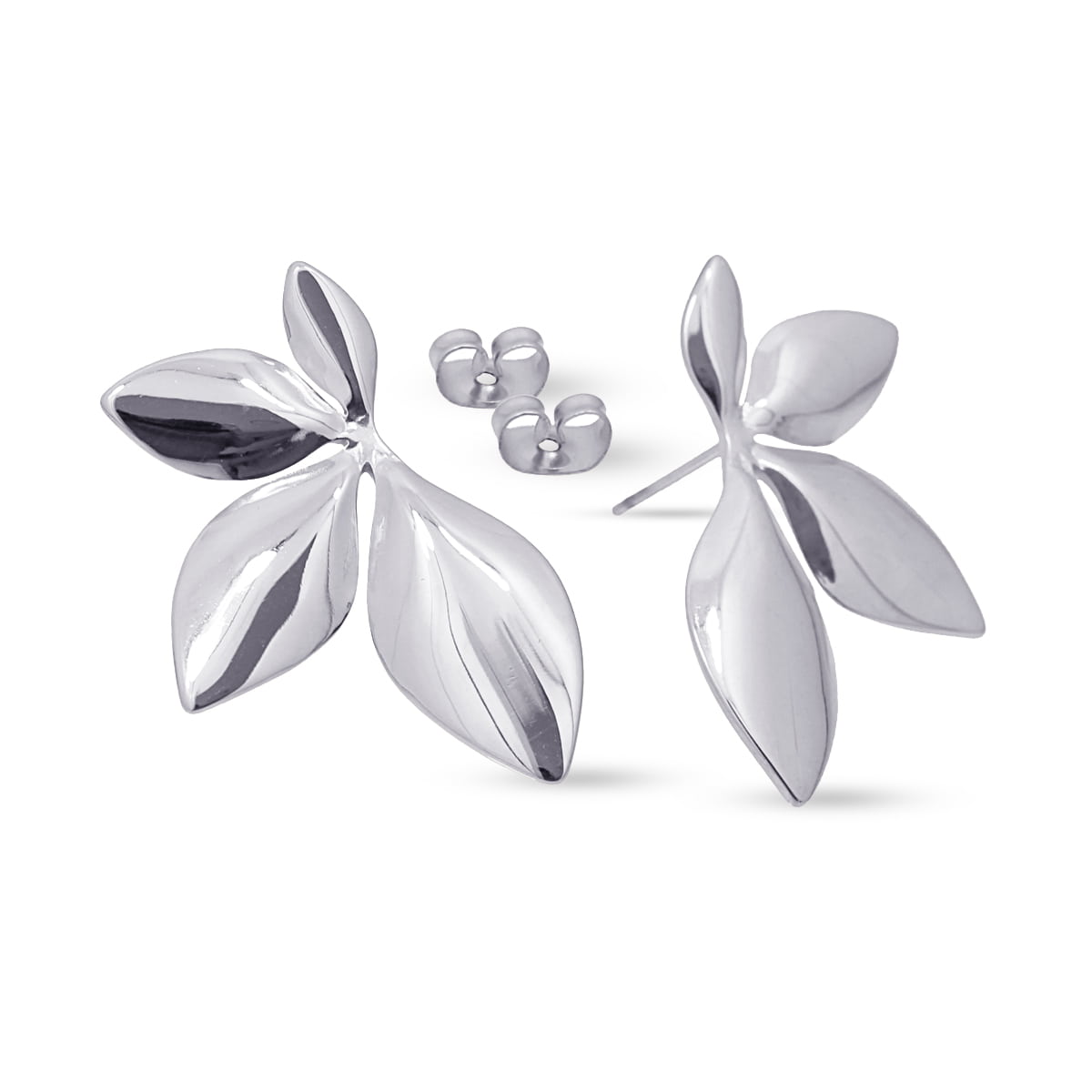 Pendientes Waves Leaf