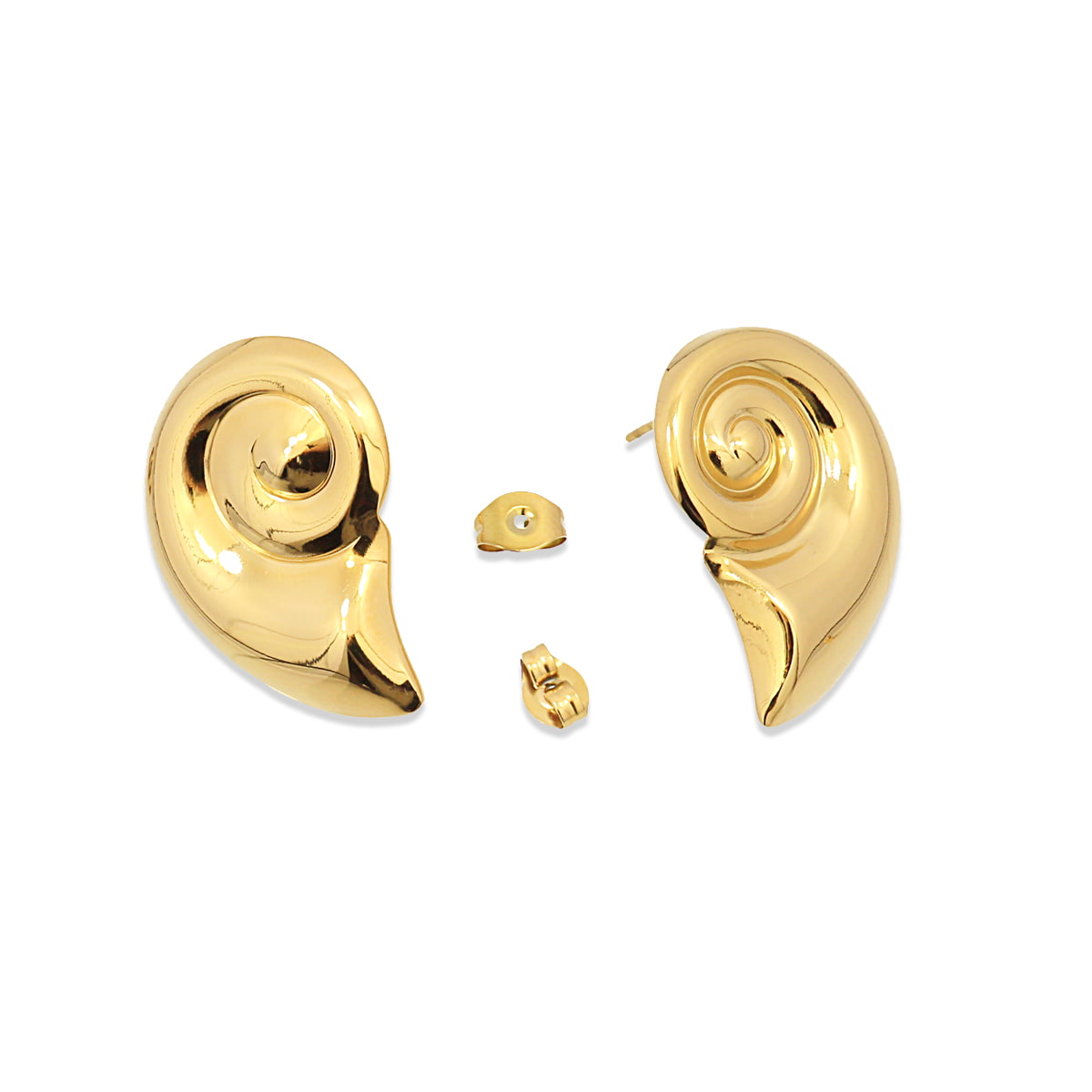 Pendientes Tide Sea Dorado Anartxy
