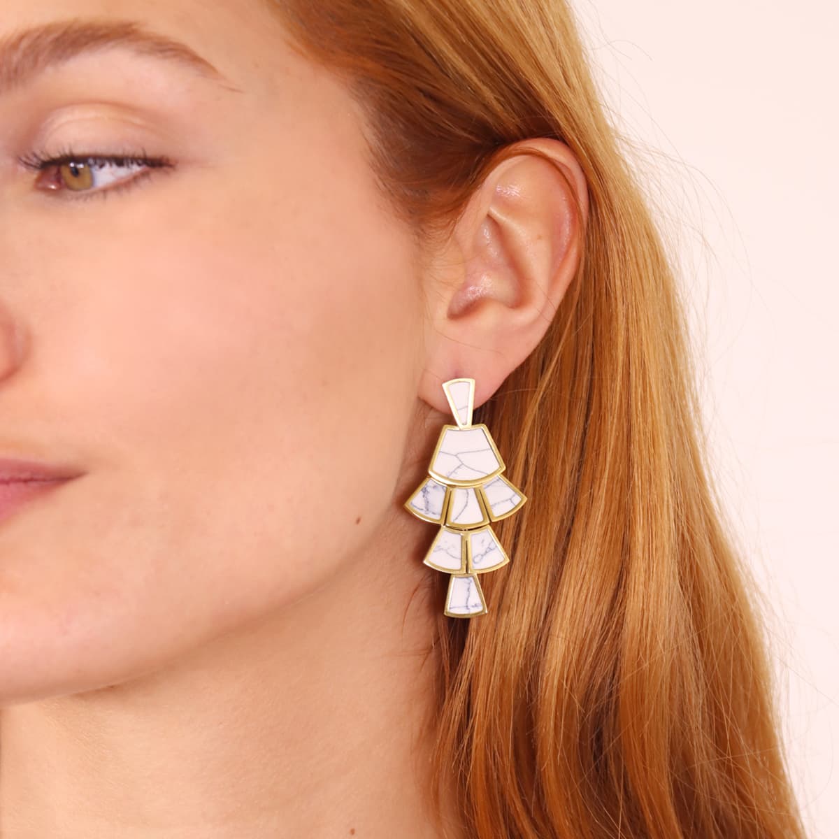 Pendientes Breeze Airy Blanco Anartxy