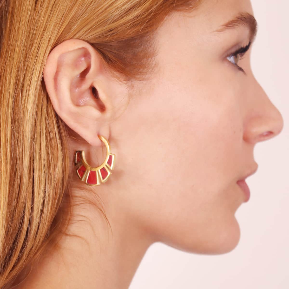 Pendientes Breeze Zephyra Rojo Anartxy